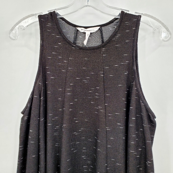 BCBGeneration Cold Shoulder Black White Casual Dress - Picture 2 of 9